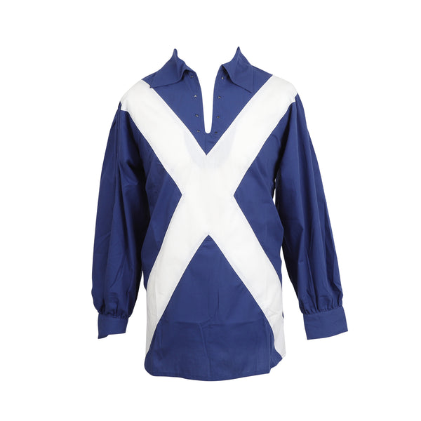 Gents Ghillie Shirts Saltire Royal