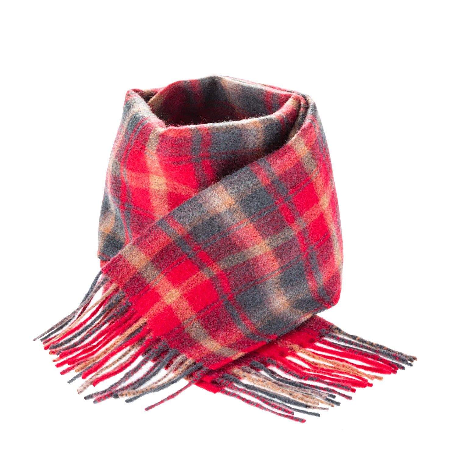 Edinburgh Cashmere Scarf Maple