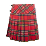 Ladies Deluxe Billie Kilted Skirt Stewart Royal