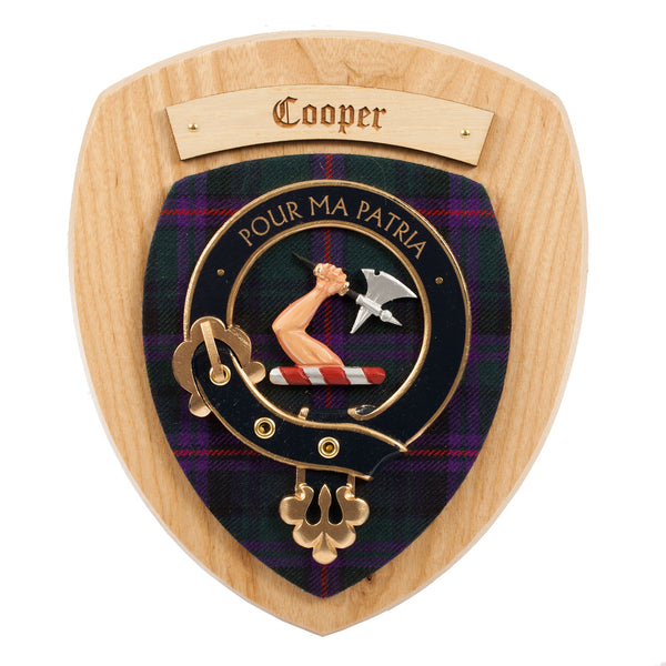 Clan Wall Plaque Cooper