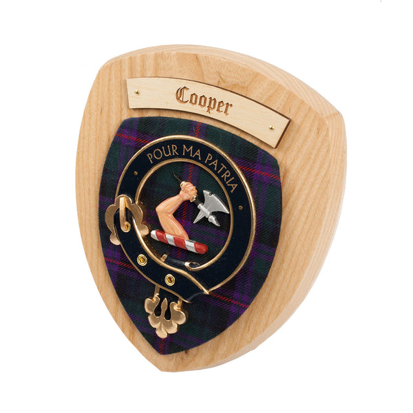 Clan Wall Plaque Cooper