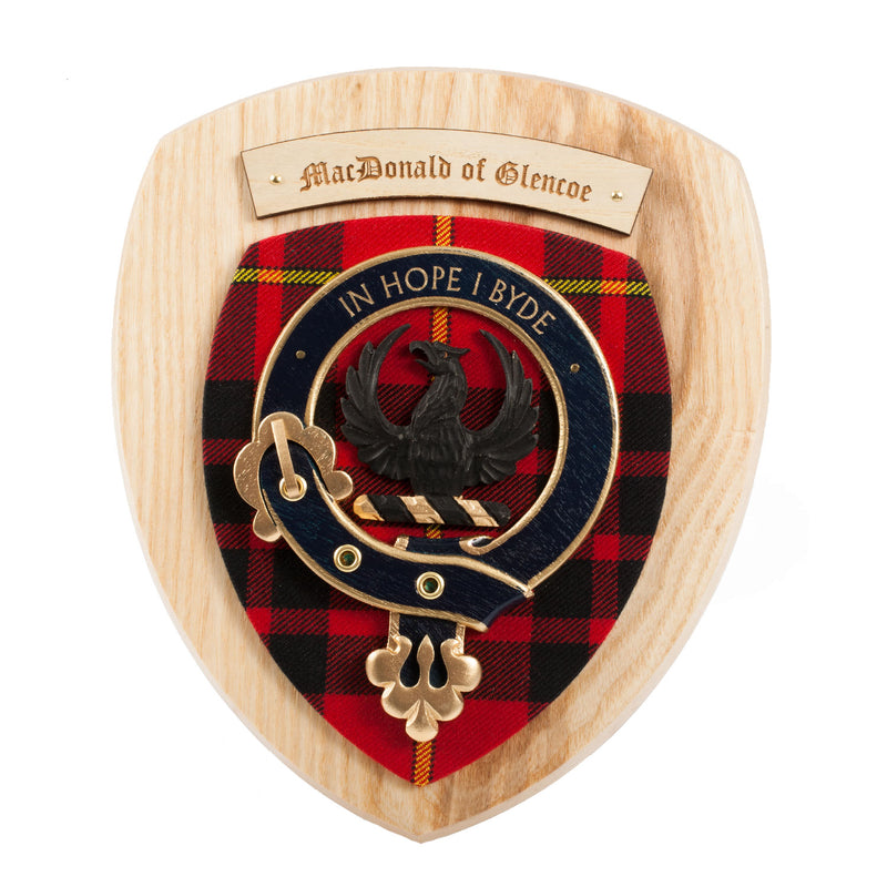 Clan Wall Plaque Macdonald Of Glencoe
