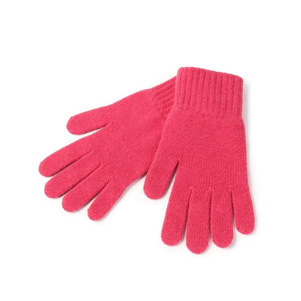 Ladie Glove 2-Ply Cahmere 19-Raspberry