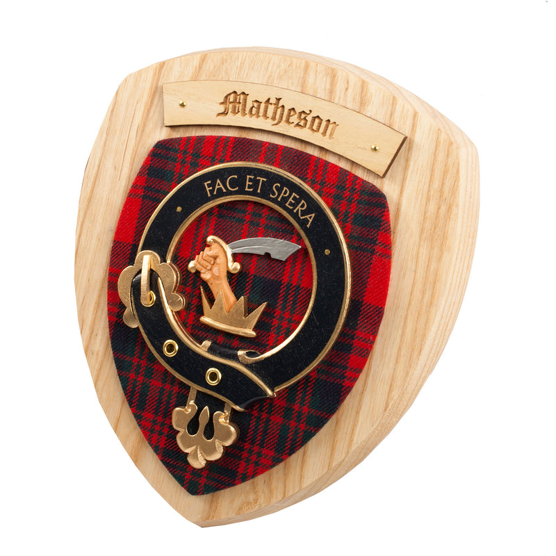 Clan Wall Plaque Matheson