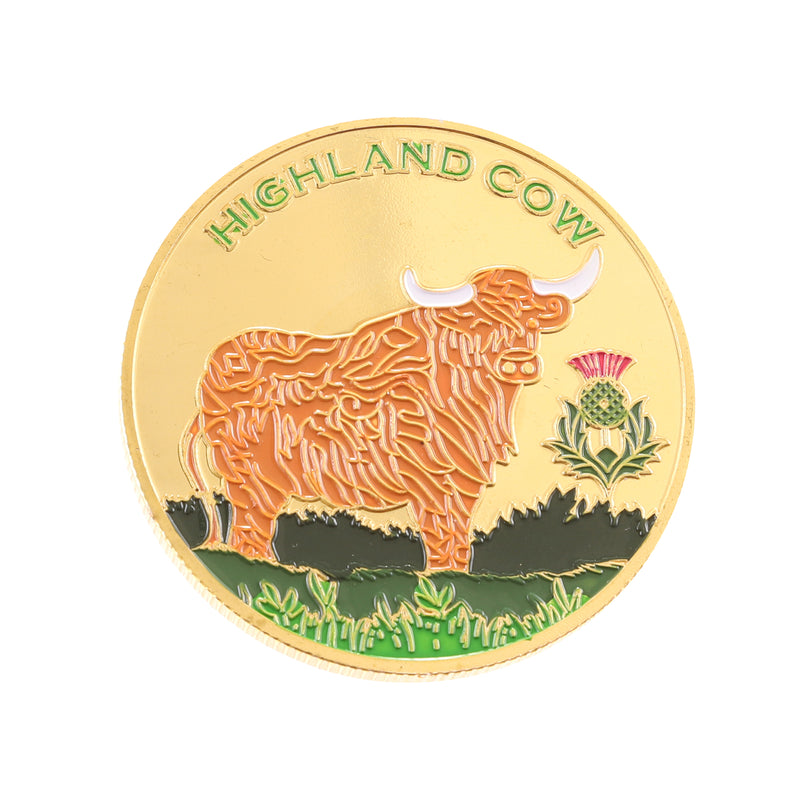 Coin Magnet Cow