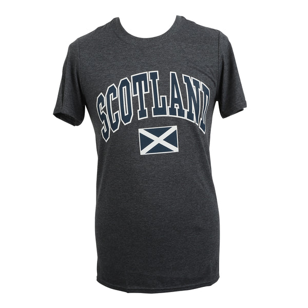Scotland Harvard Print T/Shirt Dark Heather