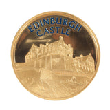 Scotland Souvenir Coin Edin Castle View 2014