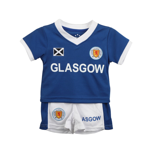 Kids Glasgow Football Kit Blue