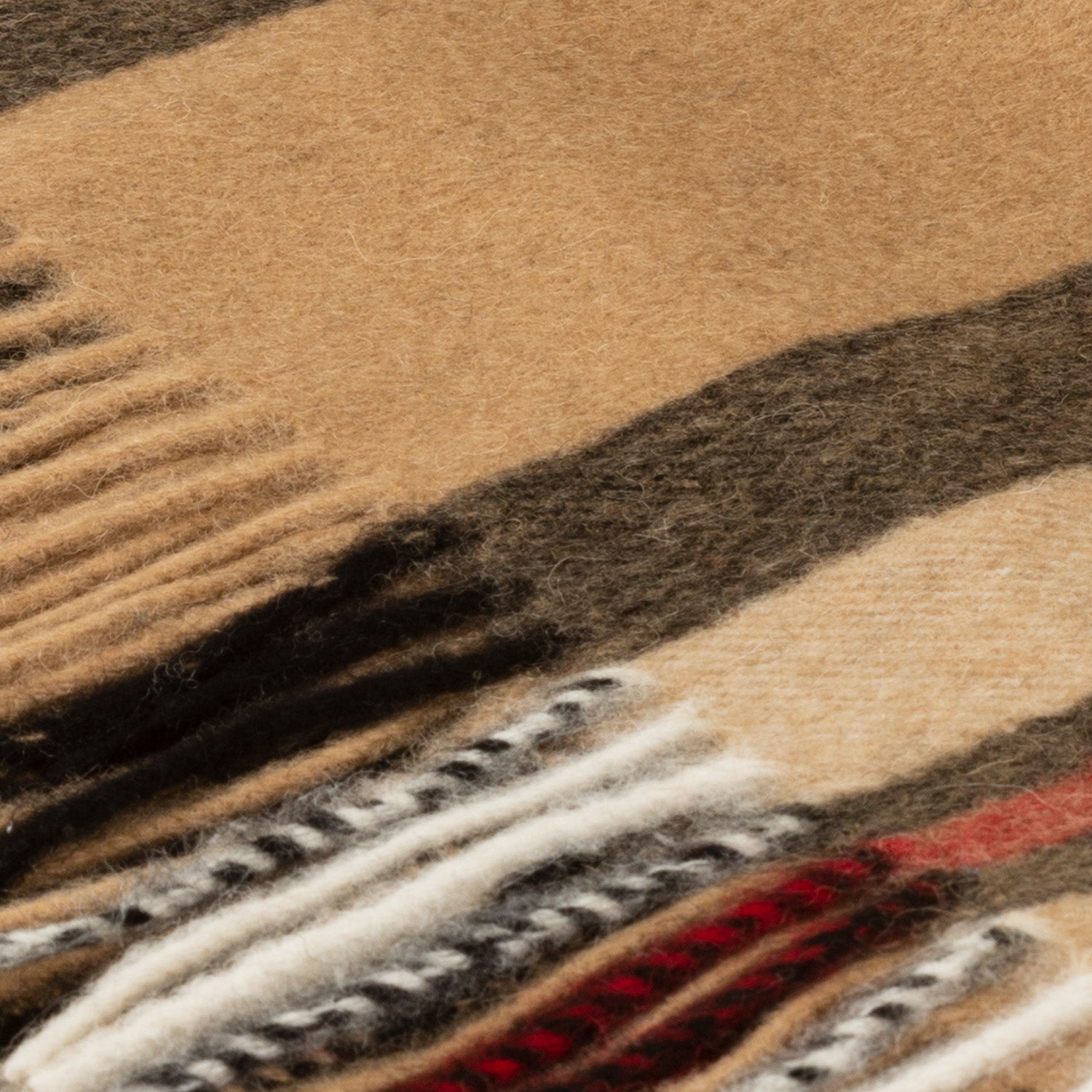 100% Lambswool Blanket Exploded Thomson Camel