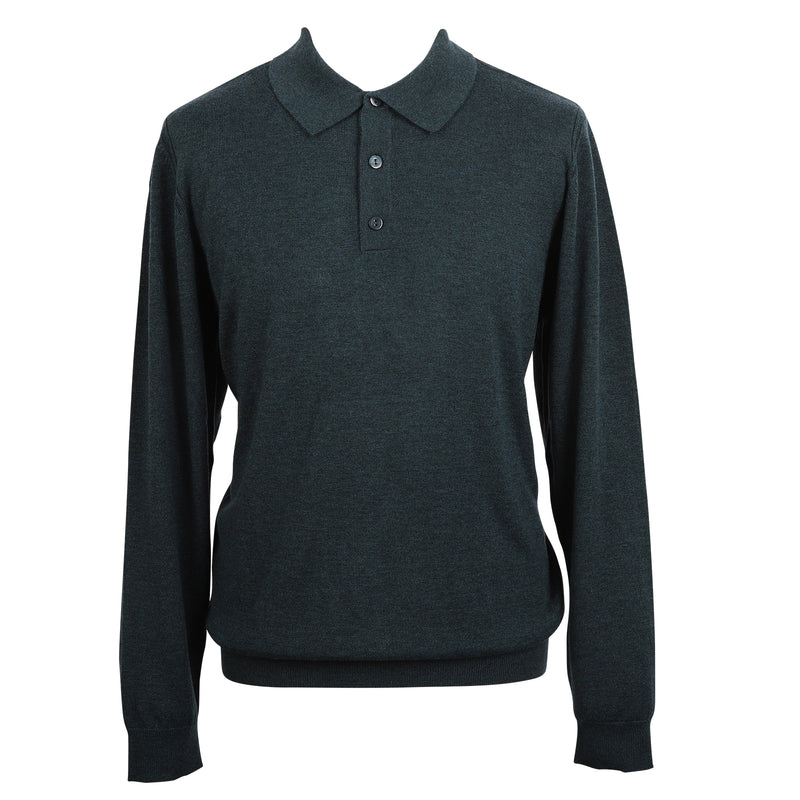 100% Merino Polo Sweater Lugano