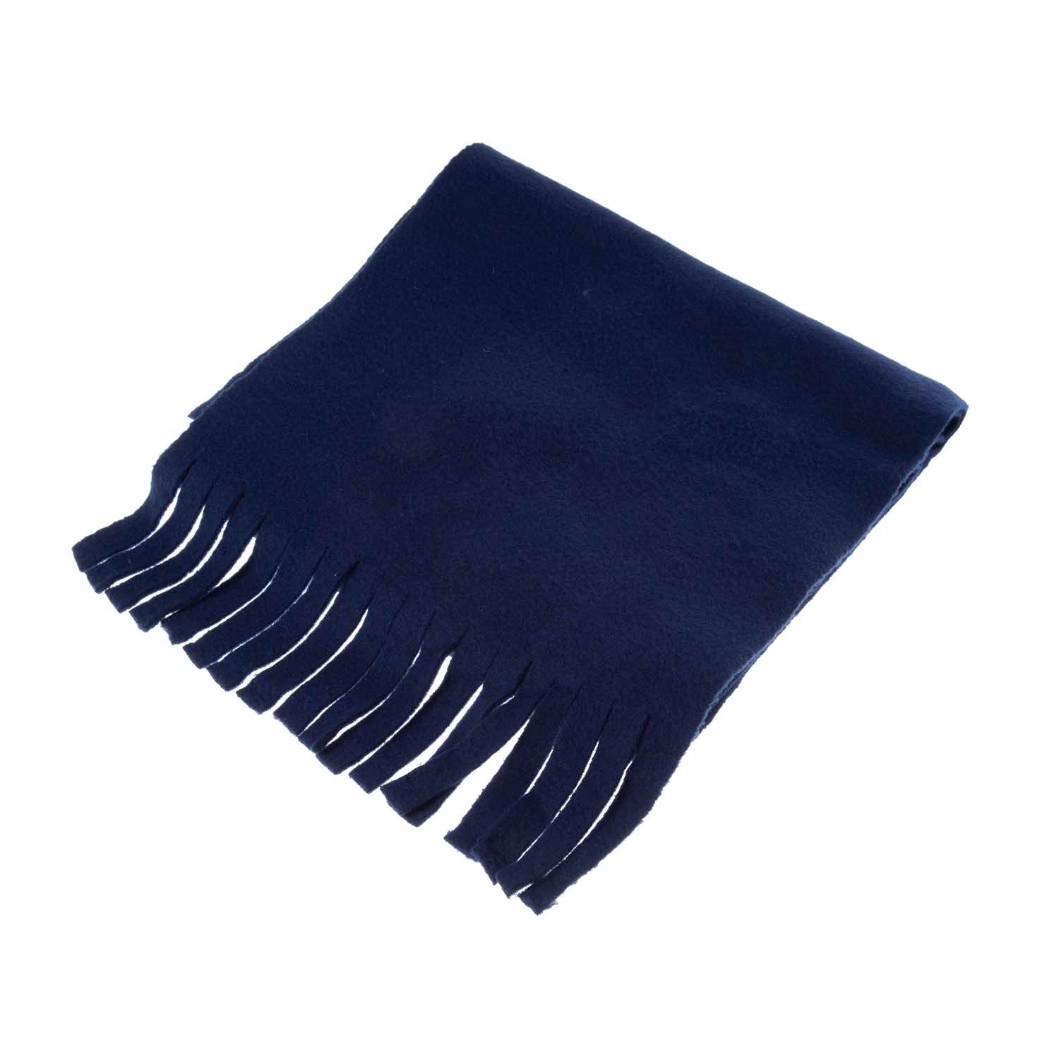 Tartan Soft Touch Scarf Navy