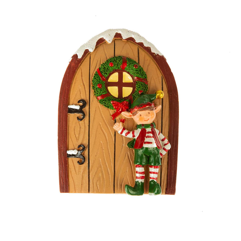 Mini Christmas Elf Door Collectable