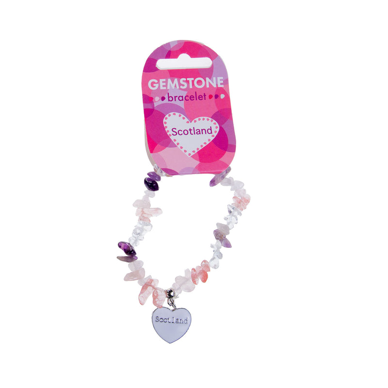 Scotland Pink Gemstone Bracelet