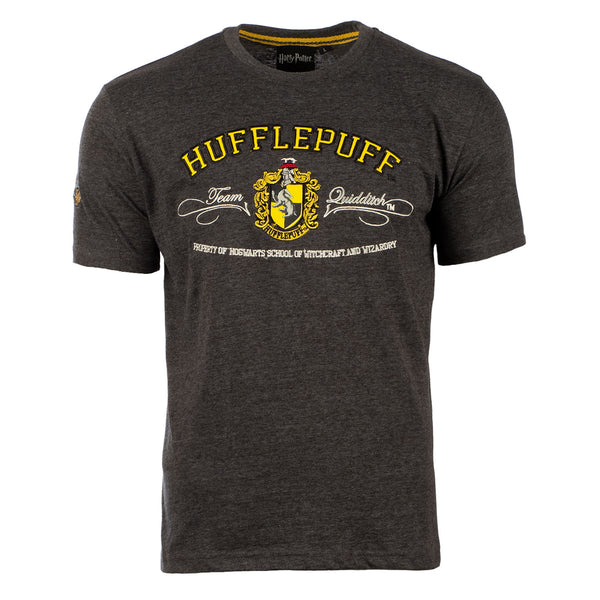 Harry Potter - T-Shirt - Hufflepuff Quidditch Team Charcoal/Yellow
