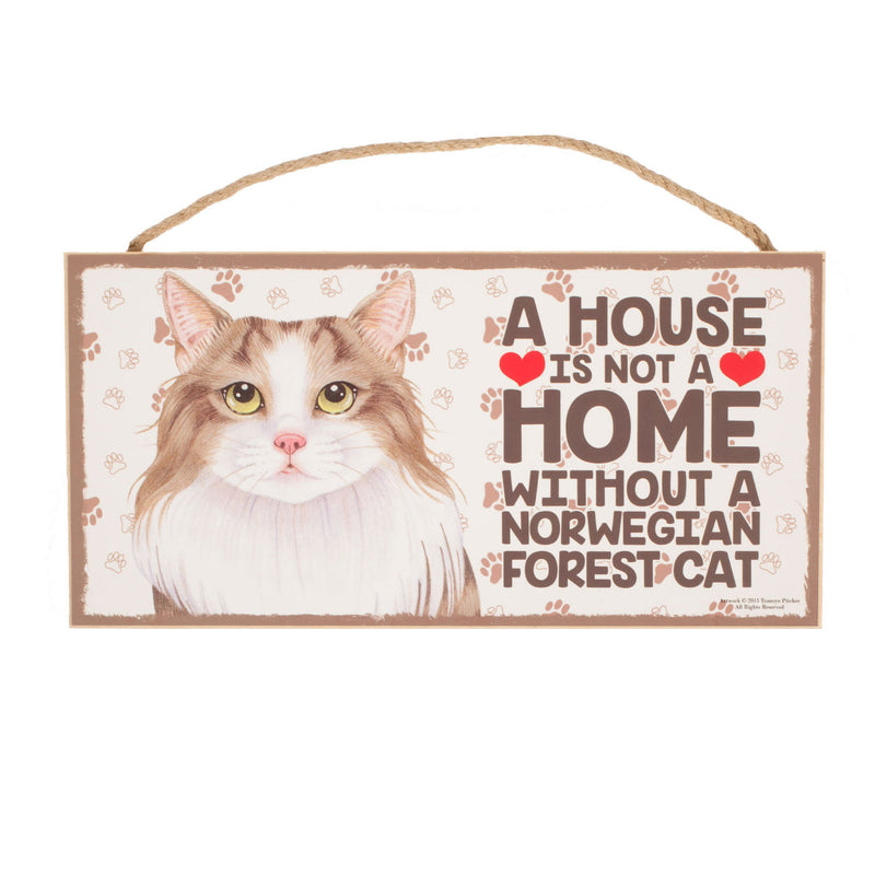 Pet Plaque Norwegian Forest Cat