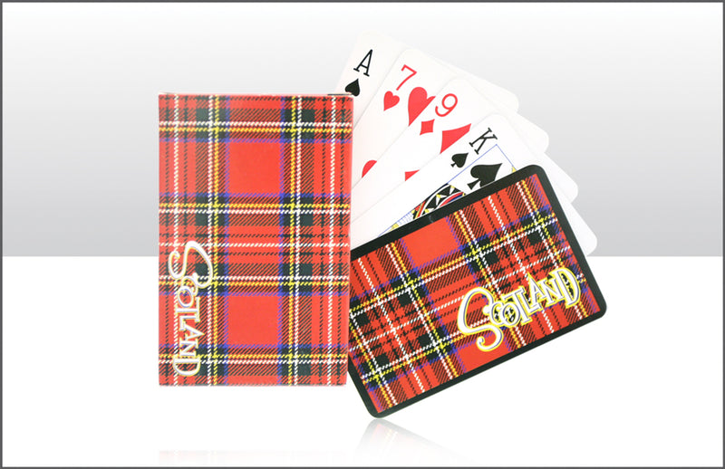 Scotland With Tartan Playing Cards