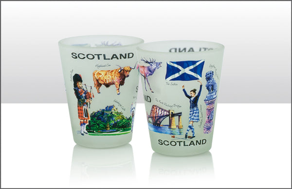 Iconic Scotland Shot Glass