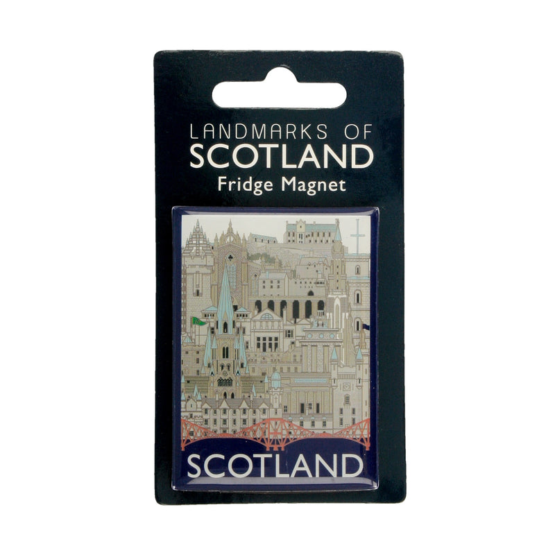 Scotland Landmarks Epoxy Magnet