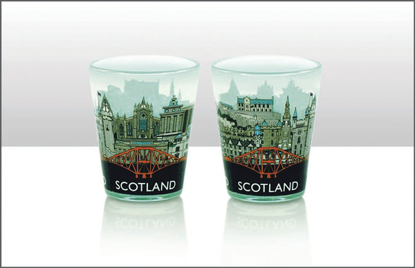 Scotland Landmarks Shot Glass