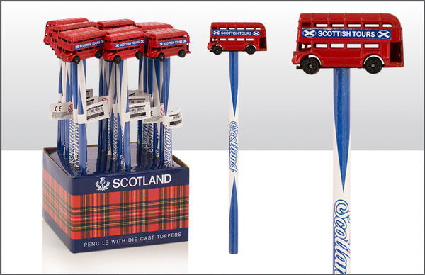 Bus Penciltopper/Scotland Saltire Pencil