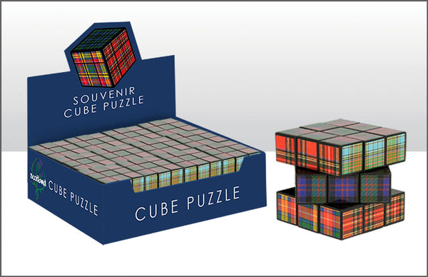 Tartan Puzzle Cube With 12Pc Cdu