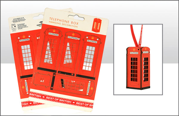 London Christmas Telephone Box