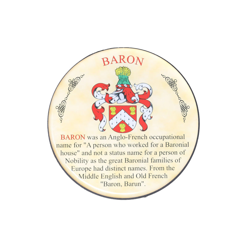 Heraldic Coaster Baron