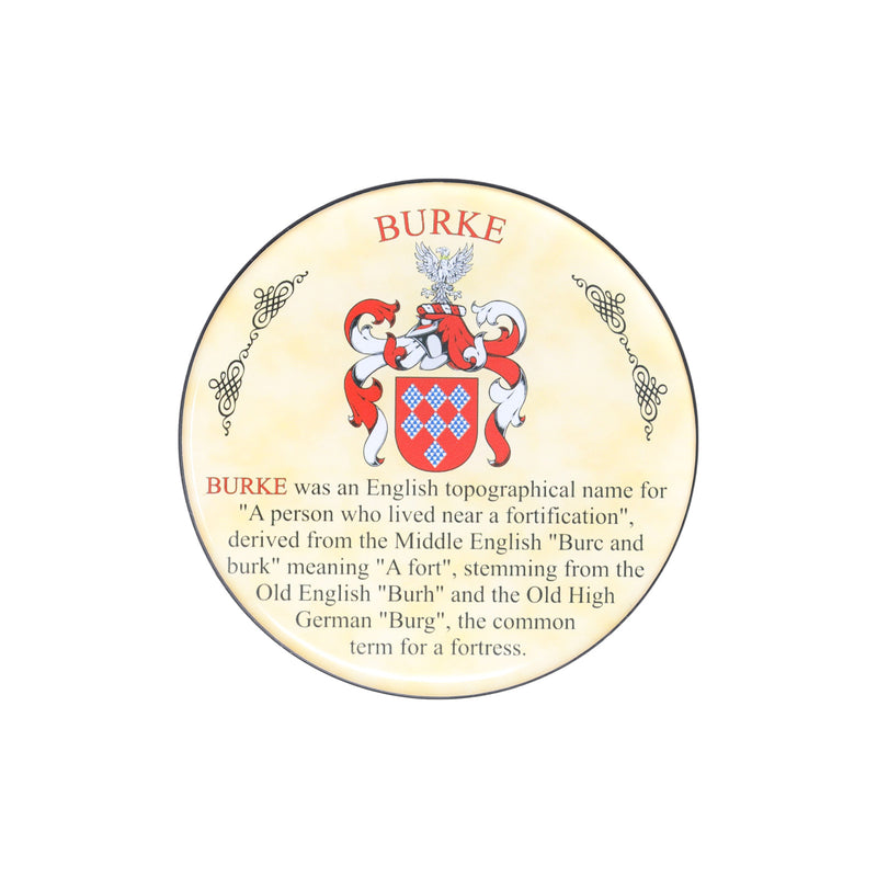 Heraldic Coaster Burke
