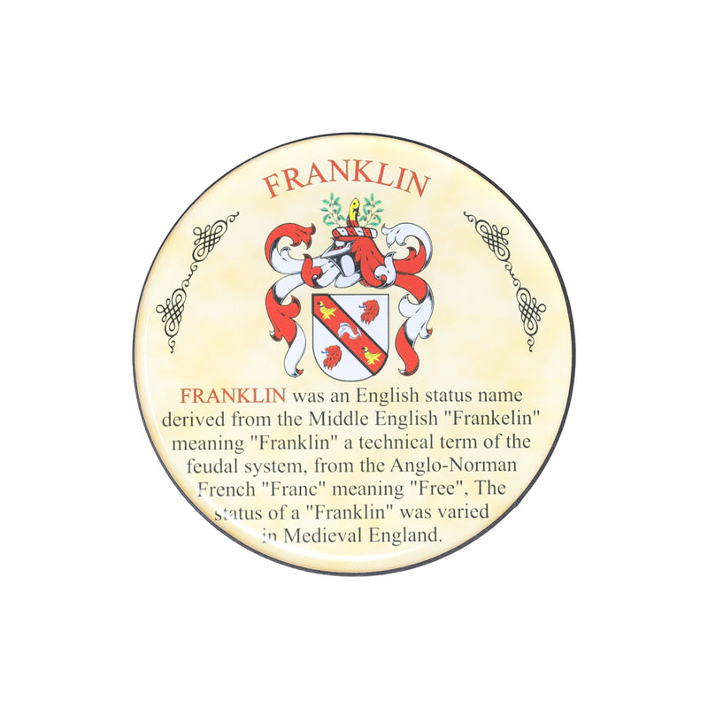 Heraldic Coaster Franklin