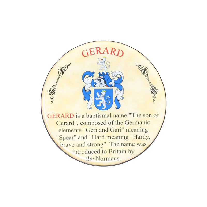 Heraldic Coaster Gerard
