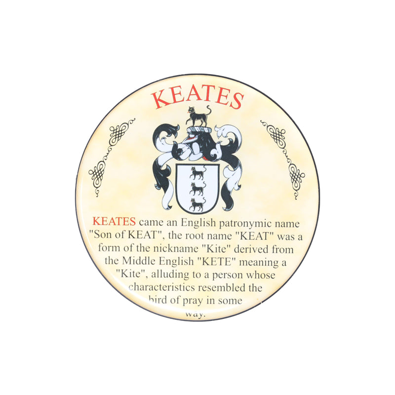 Heraldic Coaster Keates