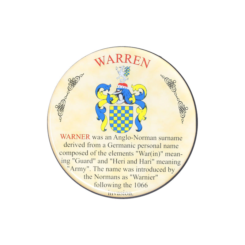 Heraldic Coaster Warren