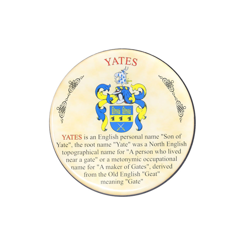 Heraldic Coaster Yates