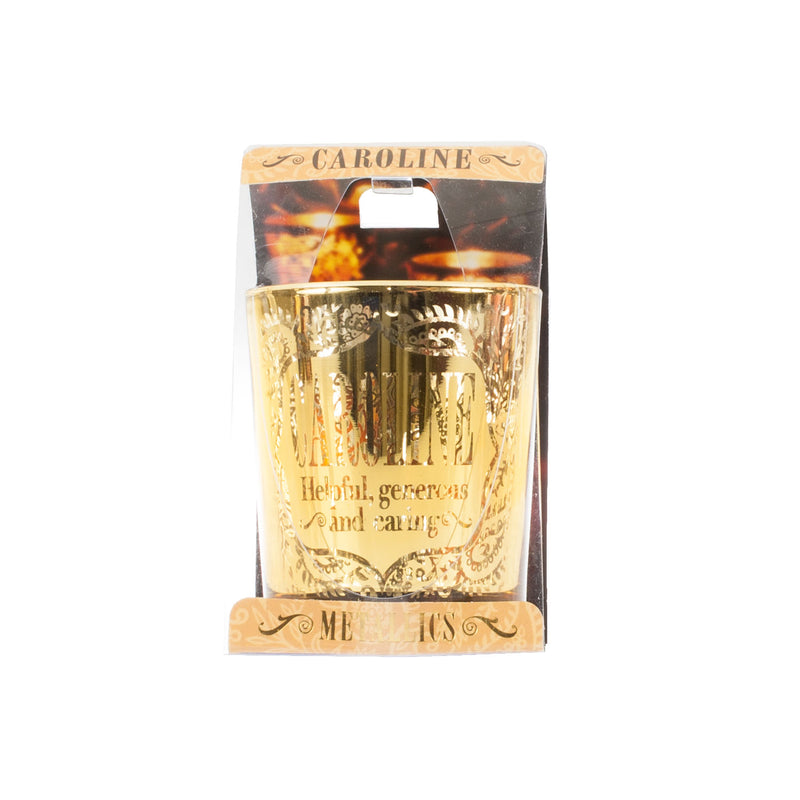 Metallic Candlepot Caroline