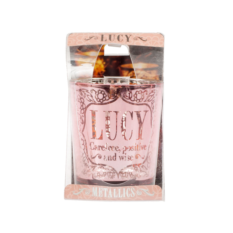 Metallic Candlepot Lucy
