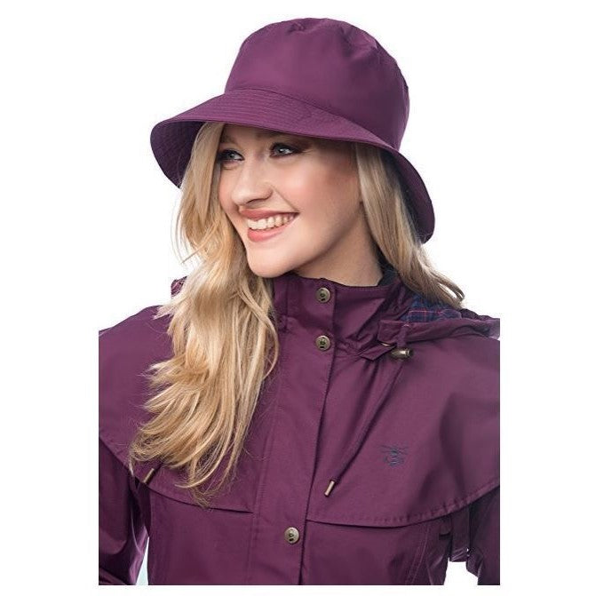 Women's Storm Waterproof Hat Plum