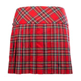 Ladies Tartan Billie Kilted Skirt Stewart Royal