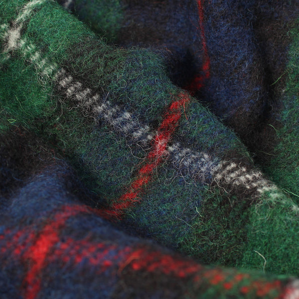 Recycled Wool Tartan Blanket Throw Mackenzie