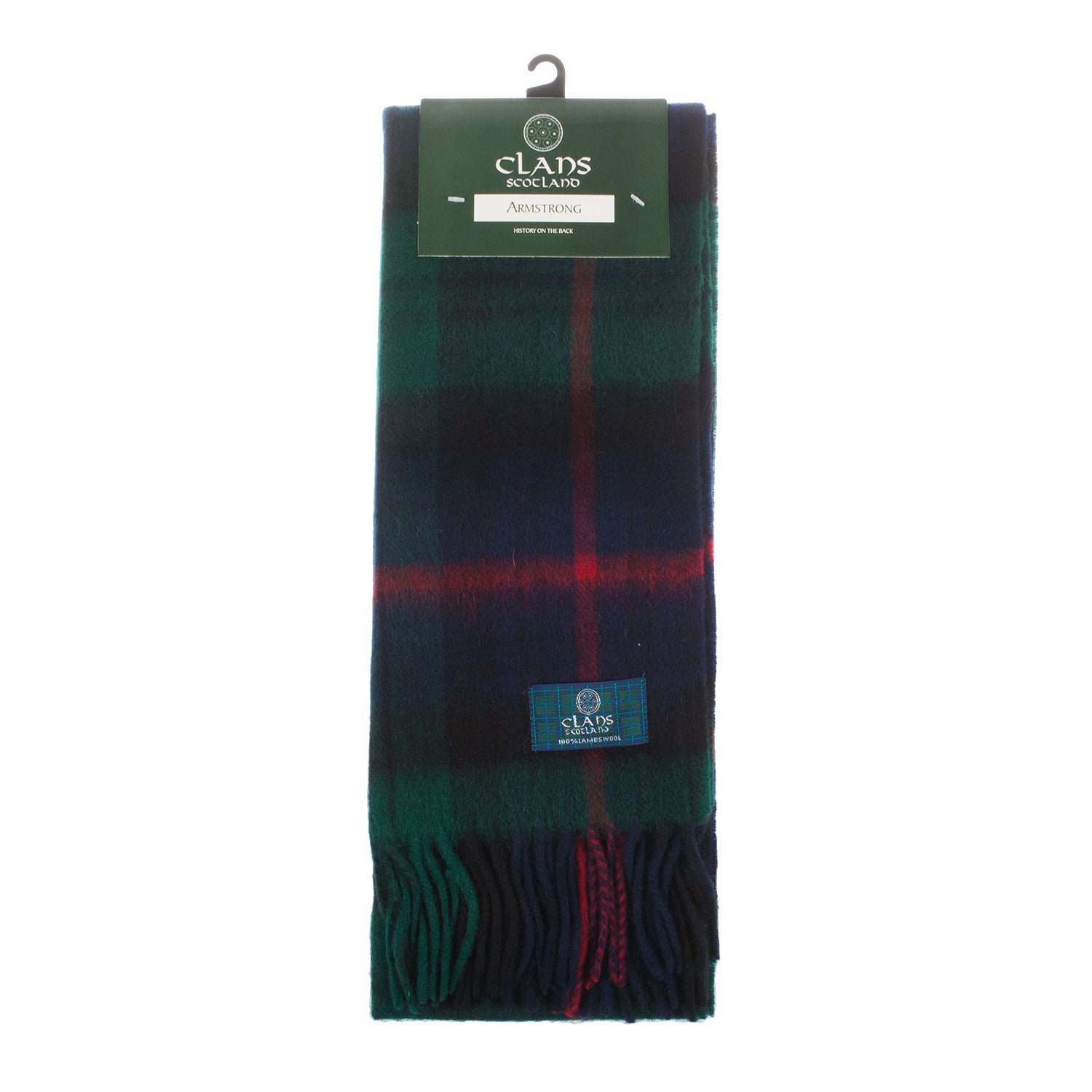 Lambswool Scottish Tartan Clan Scarf Armstrong