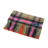 Lambswool Scottish Tartan Clan Scarf Bruce Of Kinnaird Ancient