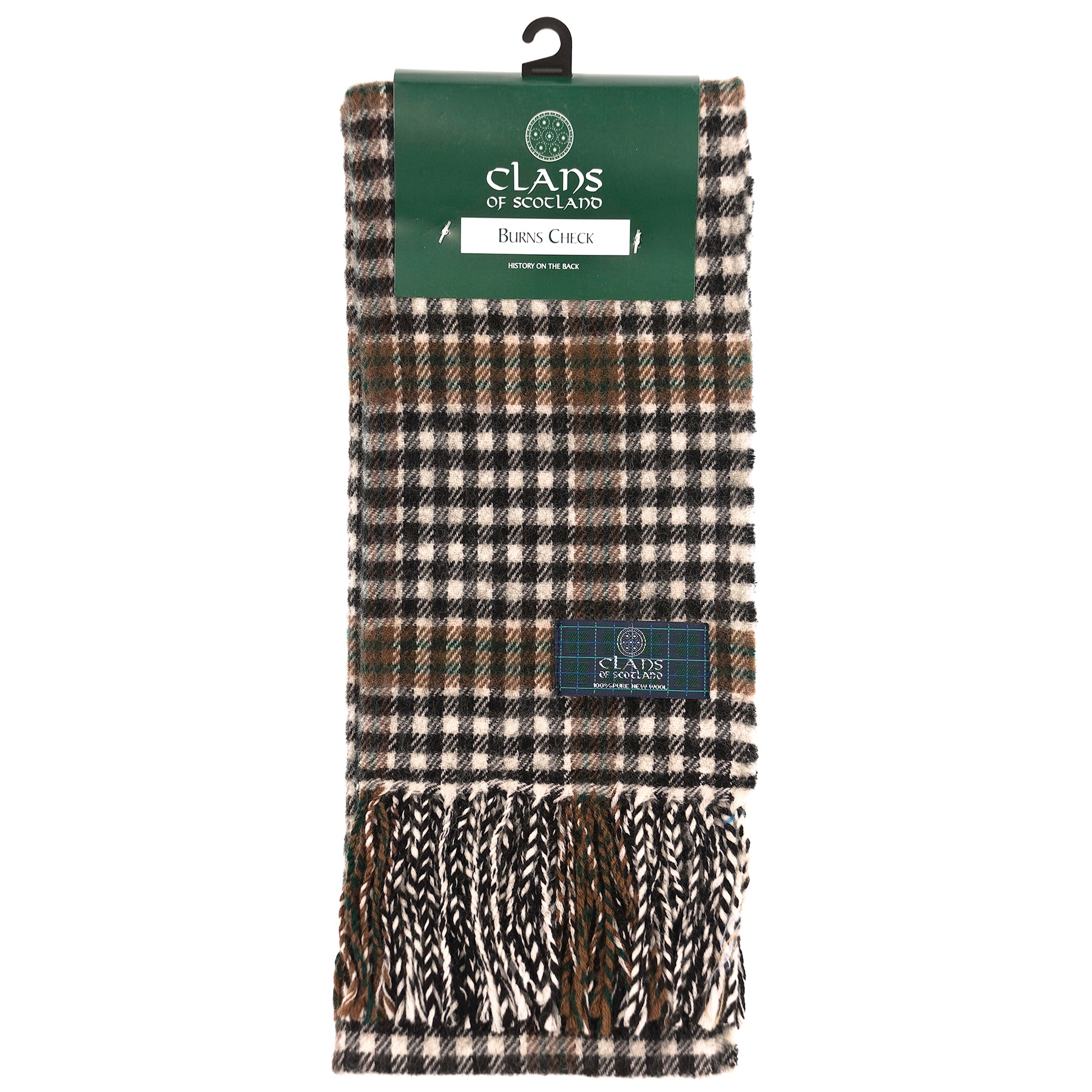 Lambswool Scottish Tartan Clan Scarf Burns Check