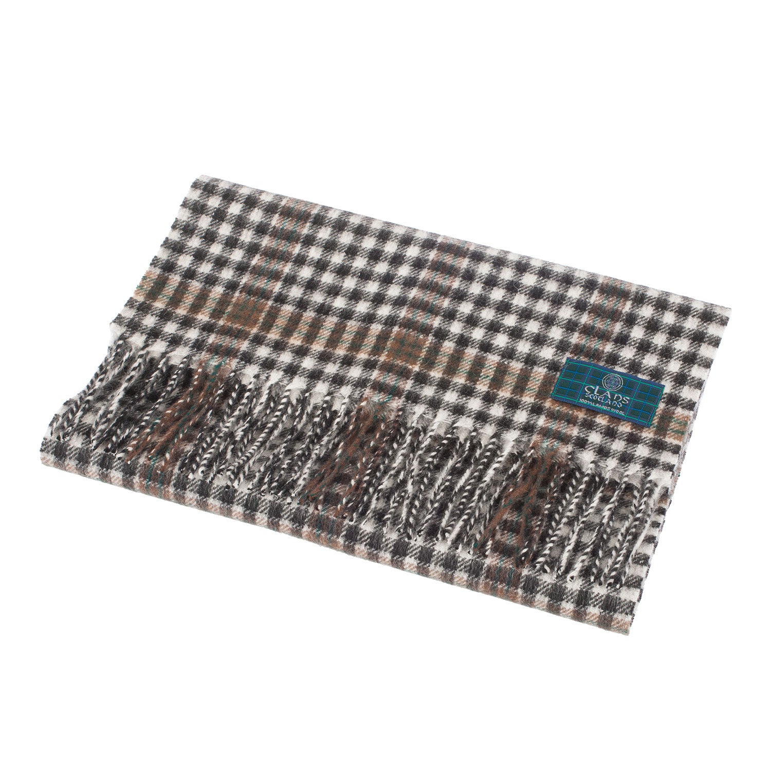 Lambswool Scottish Tartan Clan Scarf Burns Check
