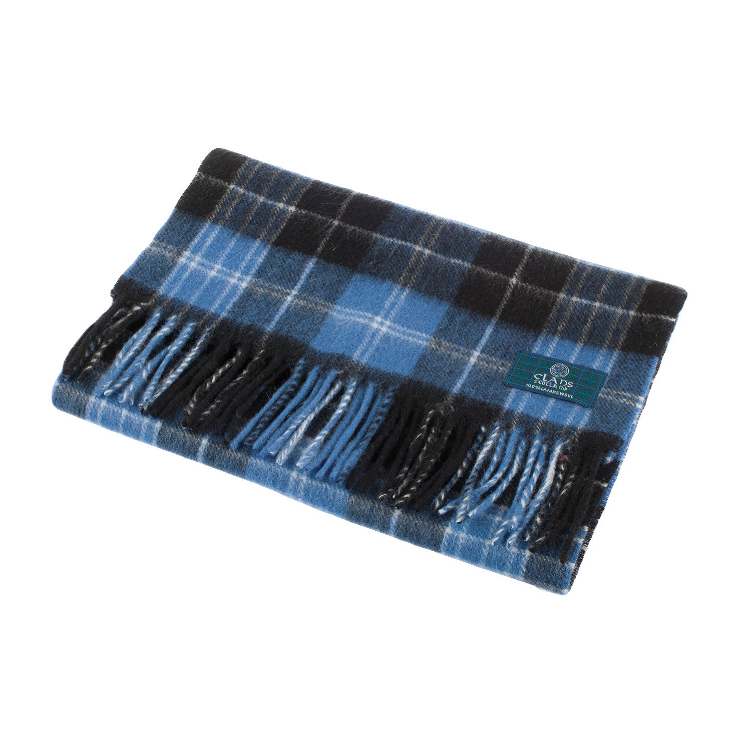 Lambswool Scottish Tartan Clan Scarf Clark Ancient