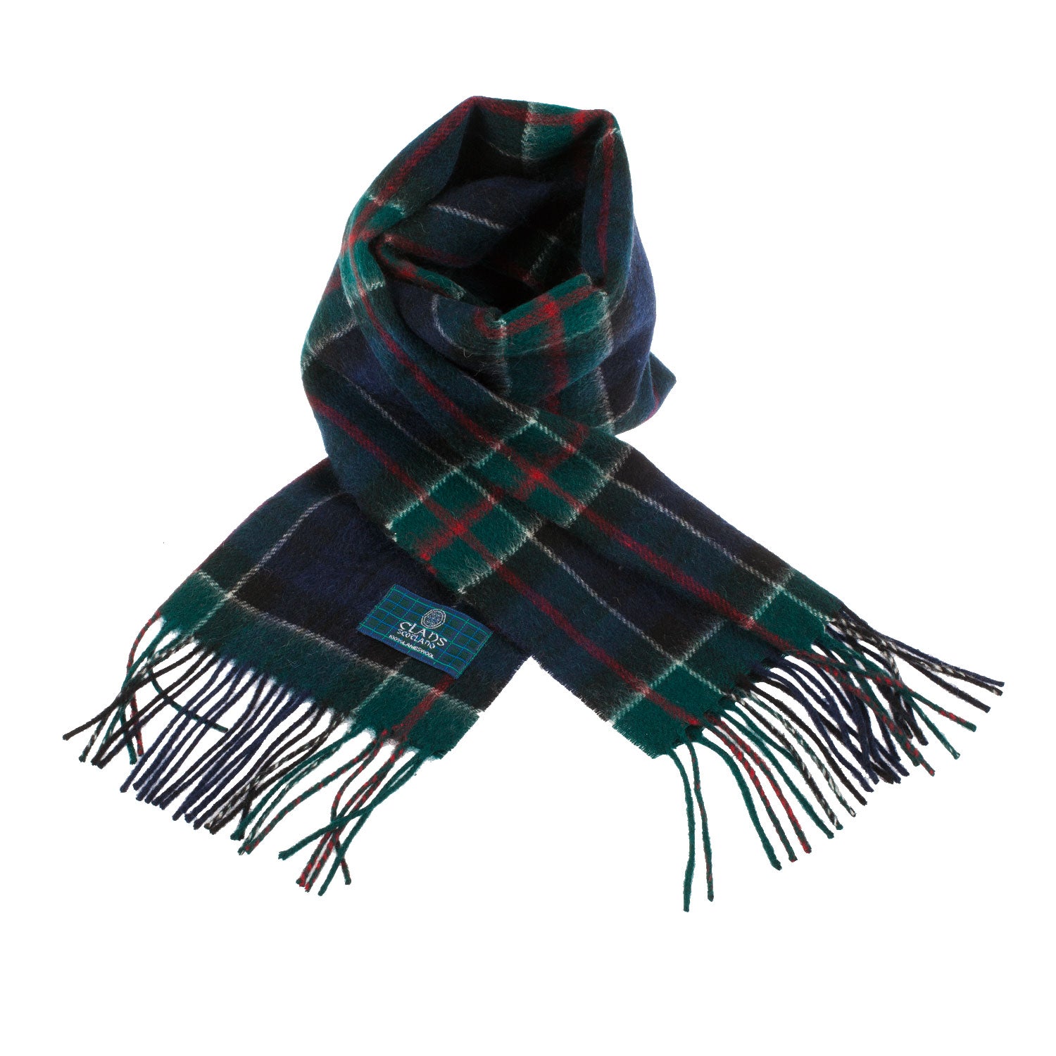 Lambswool Scottish Tartan Clan Scarf Colquhoun