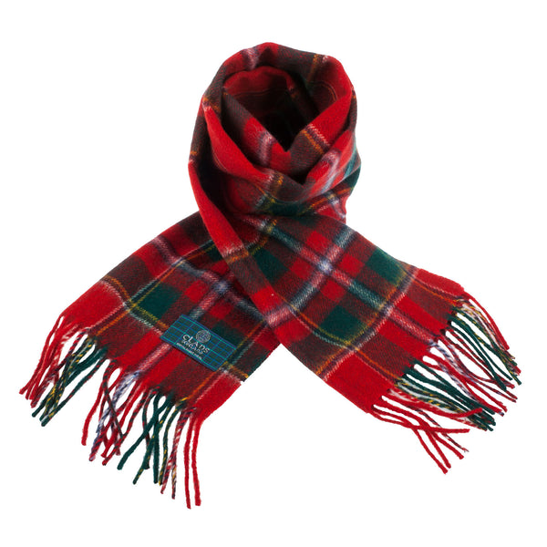 Lambswool Scottish Tartan Clan Scarf Drummond Of Perth