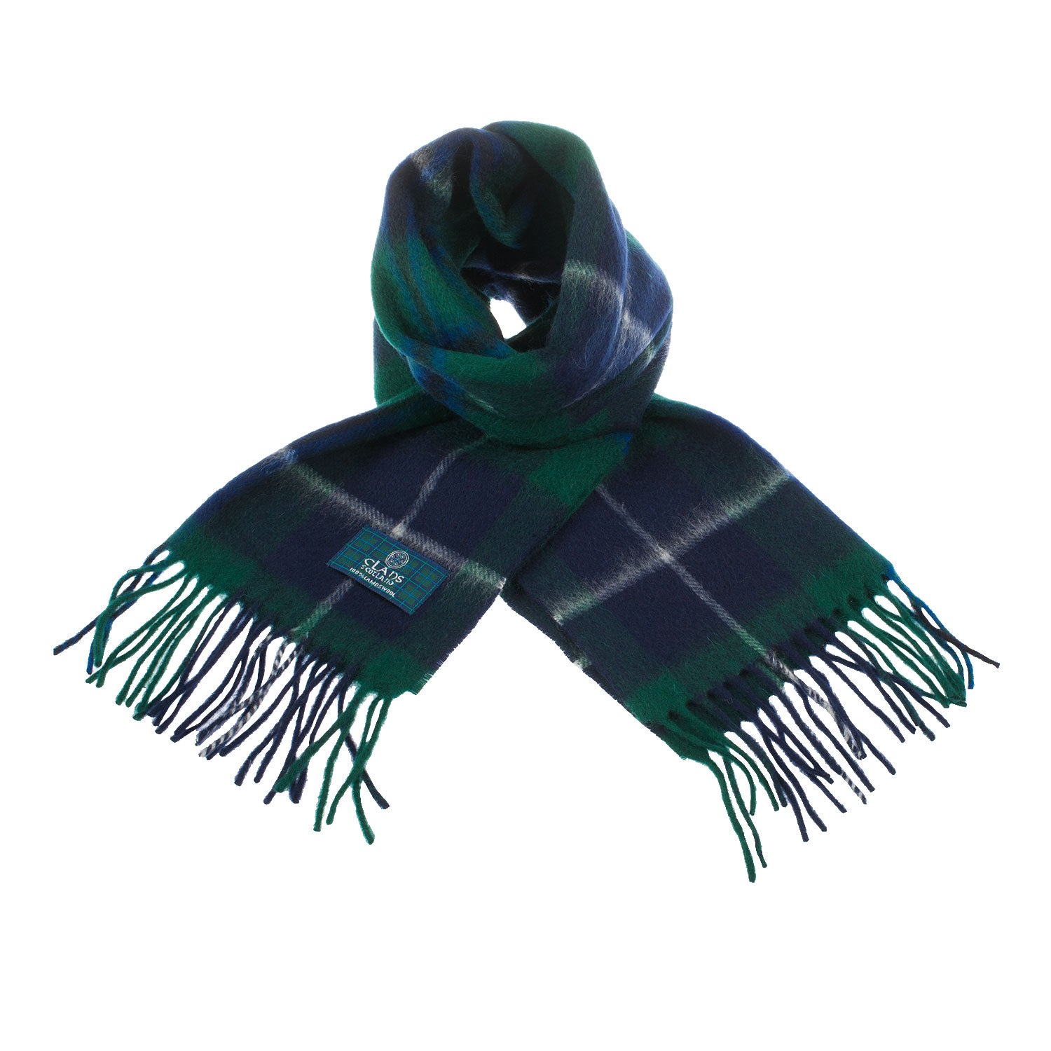 Lambswool Scottish Tartan Clan Scarf Douglas