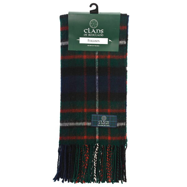 Lambswool Scottish Tartan Clan Scarf Ferguson