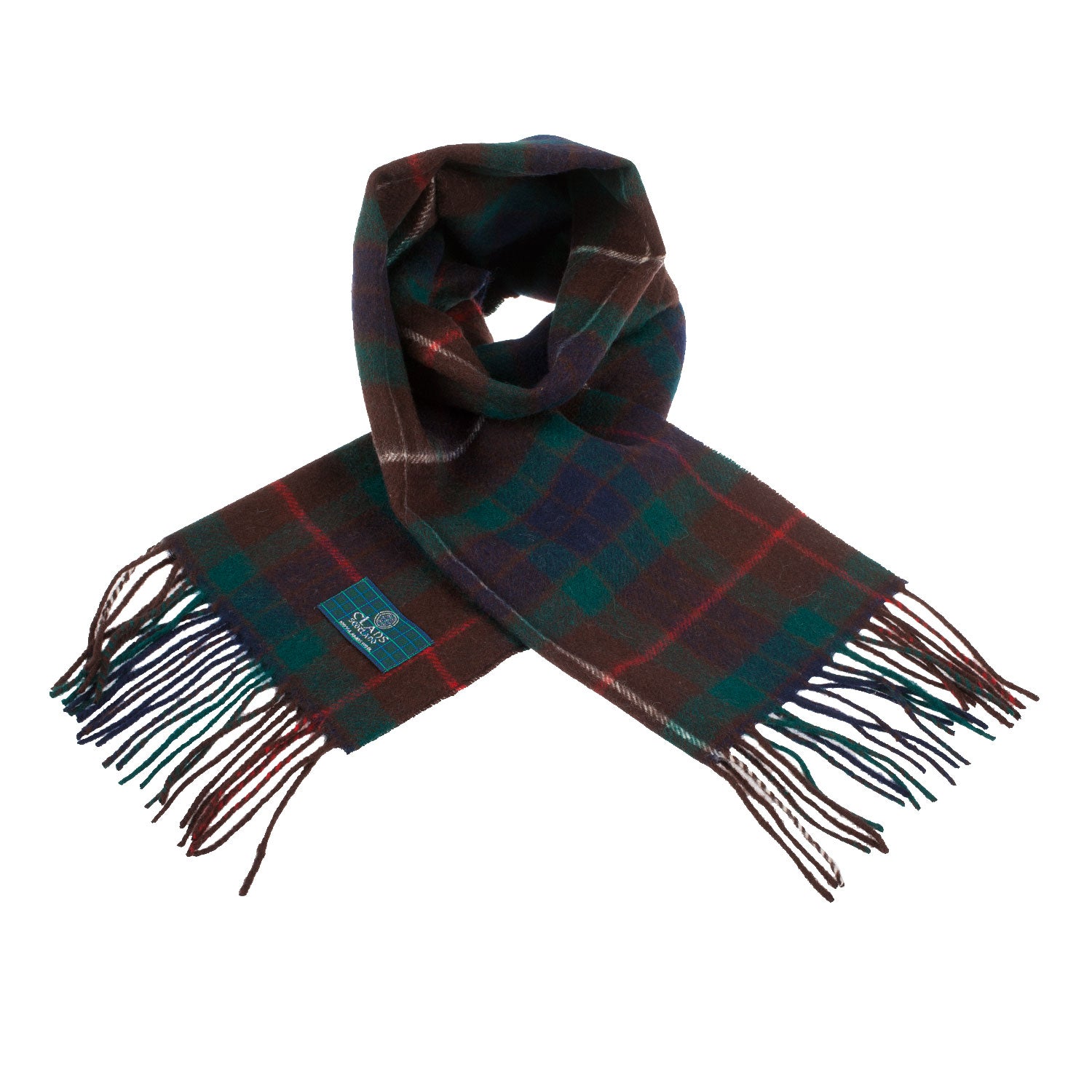 Lambswool Scottish Tartan Clan Scarf Fraser Hunting