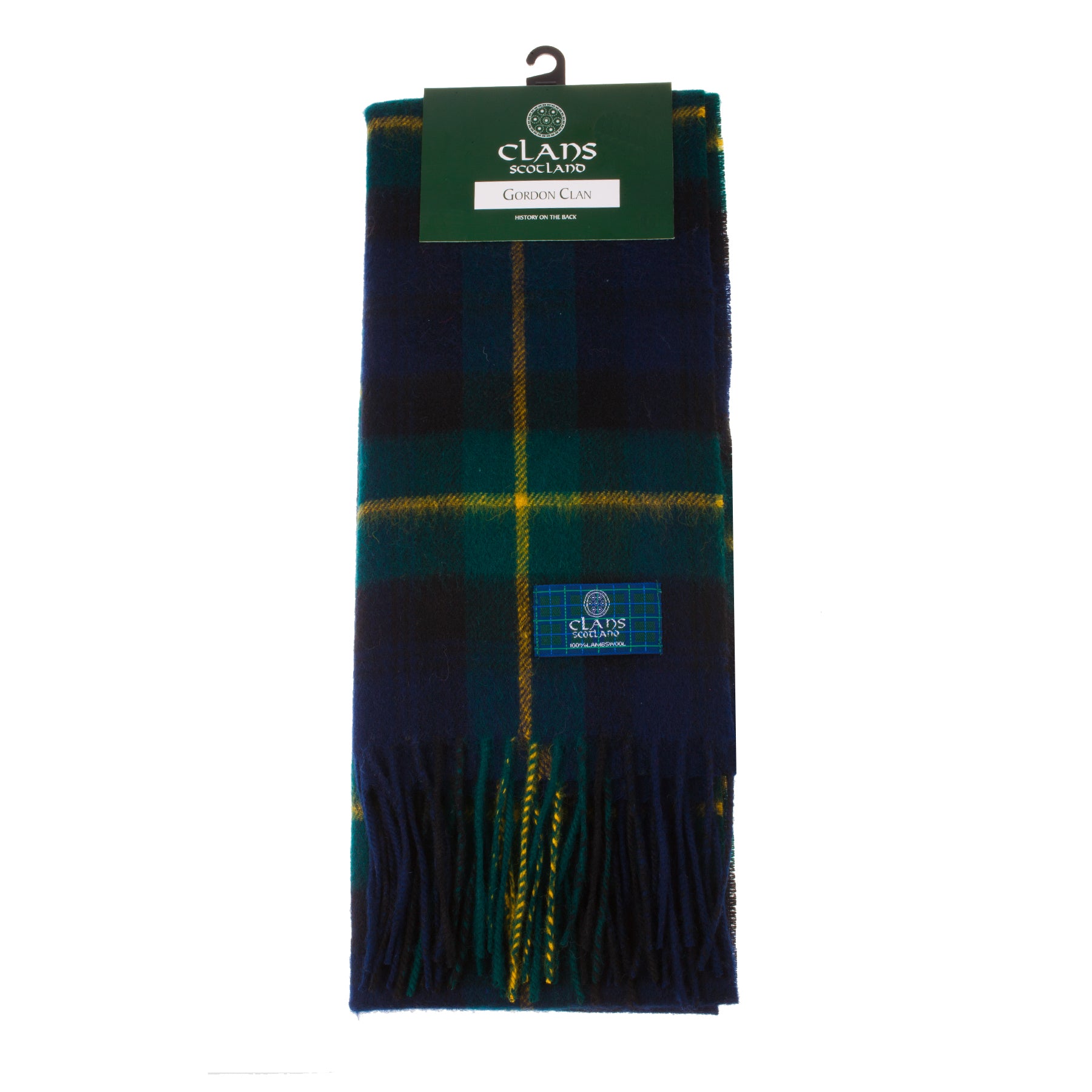 Lambswool Scottish Tartan Clan Scarf Gordon Clan