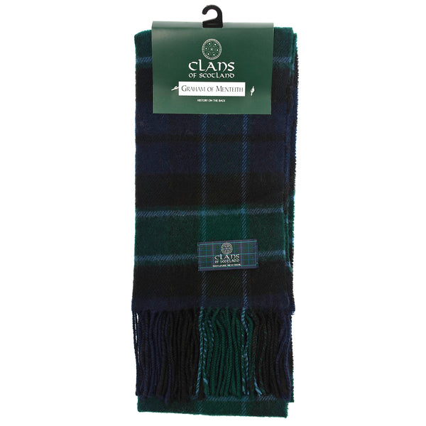 Lambswool Scottish Tartan Clan Scarf Graham Of Montrose